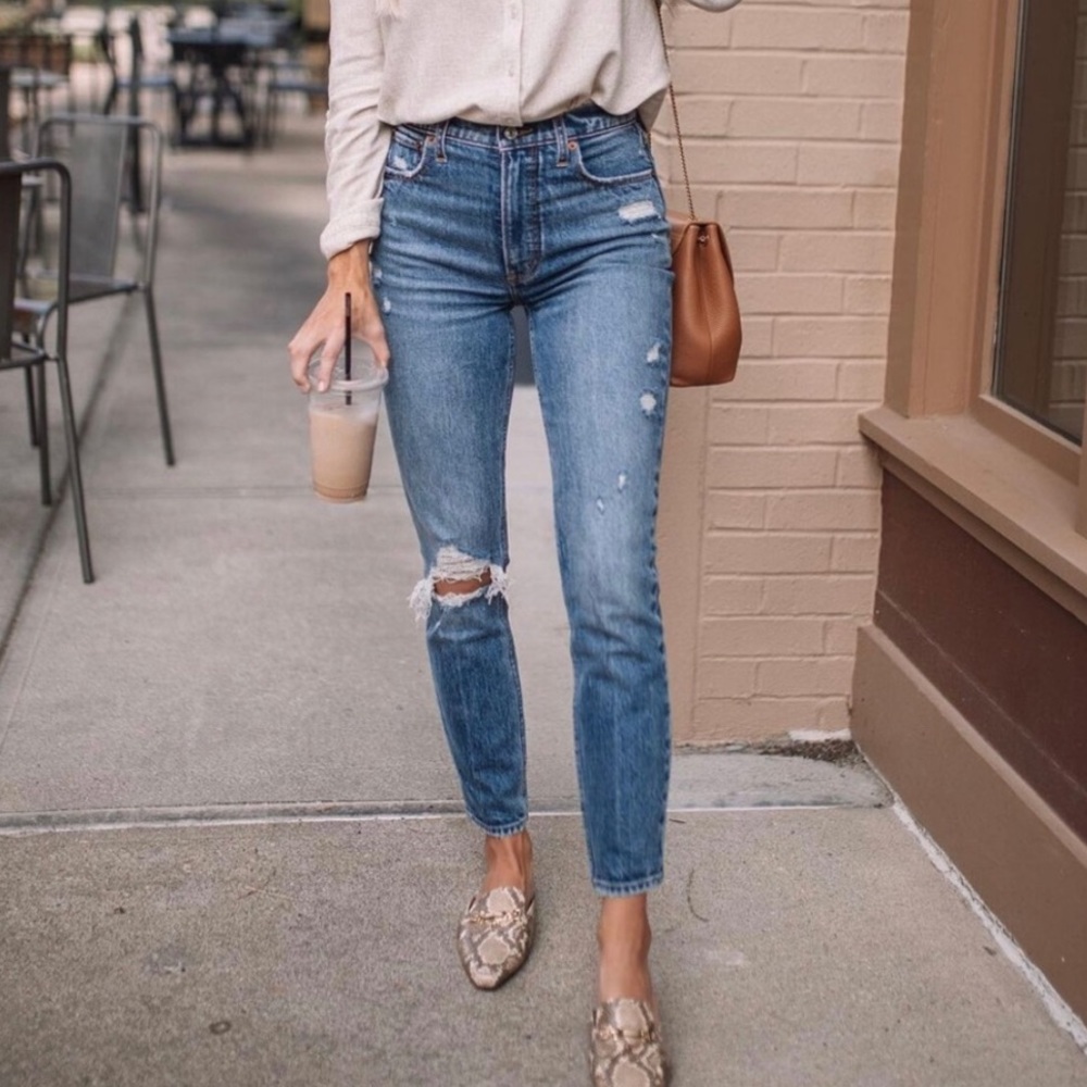 Abercrombie & Fitch | A&F The Skinny High Rise by Kathleen Post